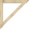 Ekena Millwork Traditional Traditional Rough Sawn Bracket w/ Offset Brace, Douglas Fir, 6"W x 42"D x 42"H BKT0604X42X42TRA01RDF - alternate 4